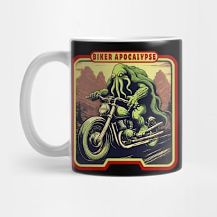 Cthulhu on motorcycle Mug